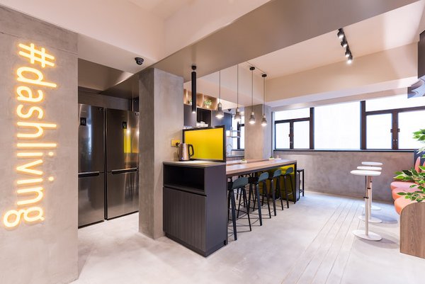 Dash Coliving Hong Kong Communal Space / Kitchen and Communal Table