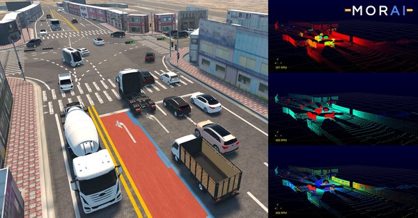 MORAI’s autonomous vehicle simulation reconstructs complex scenarios in a 3D environment – allowing engineers to test their systems before deployment.