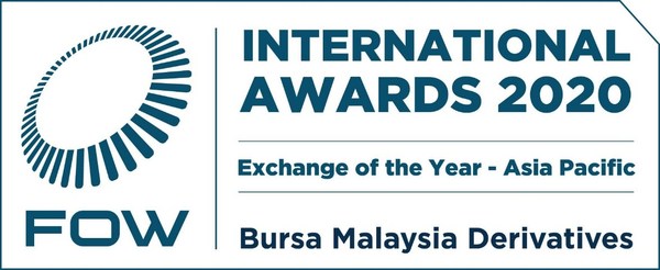 Bursa Malaysia Derivatives wins Exchange of the Year - Asia Pacific Award 2020