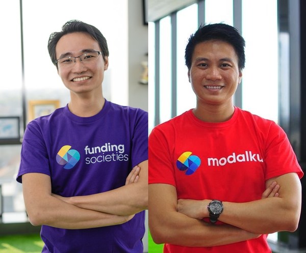 (Left to right): Kelvin Teo, Co-founder & Group CEO; Reynold Wijaya, Co-founder