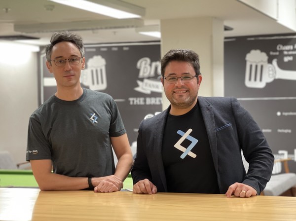 DNX Solutions co-founders Allan Denot (CTO) and Helder Klemp (CEO)