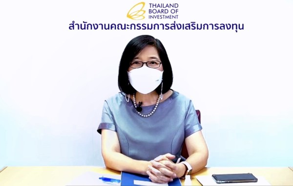 “Thailand Board of Investment (BOI) Secretary General Ms. Duangjai Asawachintachit announced that at a meeting held today the board has approved incentives to encourage companies to reduce greenhouse gas emission as well as an enhanced scheme for electric vehicles manufacturing and measures to mitigate the impact of Covid-19 on businesses and support local vaccine development.”