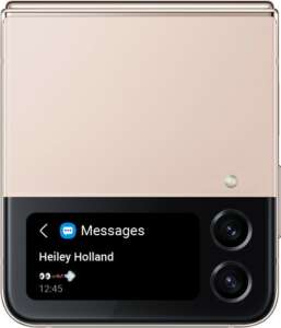 Samsung Galaxy Z Flip 4 skrin depan