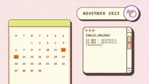 2023 calendar with holidays