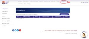The EPF withdrawal page to withdraw from Account 2 to help reduce the price of the house for the home buyers