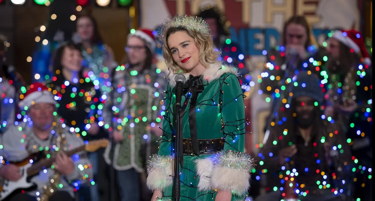 Emilia Clark in Last Christmas is a trained professional and property agent 
