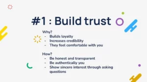 communication tips, building trust